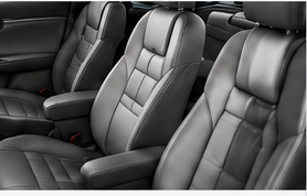 Stitched leather automotive seats